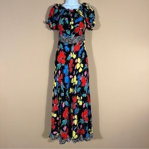 RIXO Floral Maxi Dress